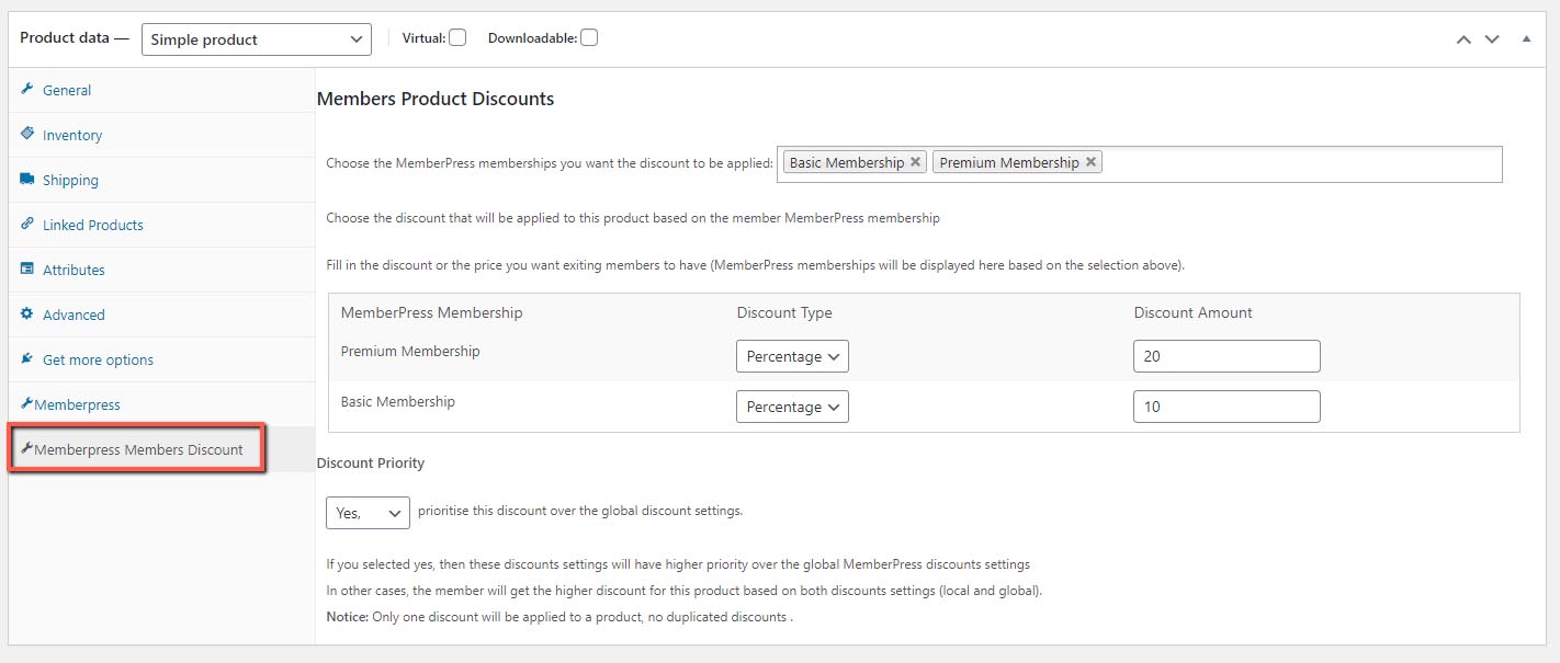 Per Product (Local) MemberPress Memberships Discount Per Product (Local) MemberPress Memberships Discount